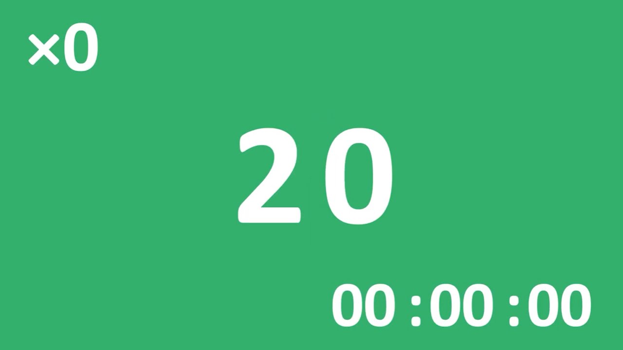 1時間ループ：20秒タイマー