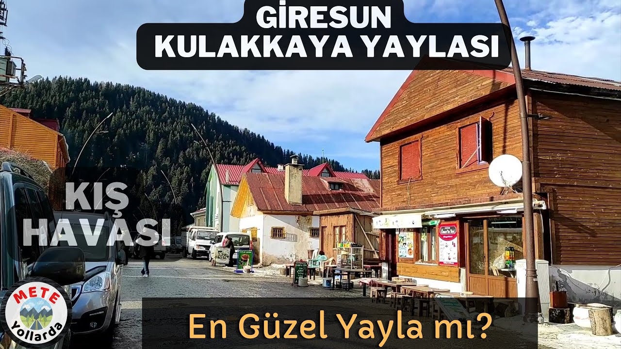 Sadece Giresunlular Biliyor. 🌨️🏂 Giresun Kulakkaya Yaylası. Kümbet'ten İyi Mi?