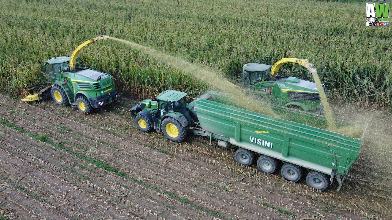 Silage 2020 / Trinciatura mais - John Deere 9900i & 8800i