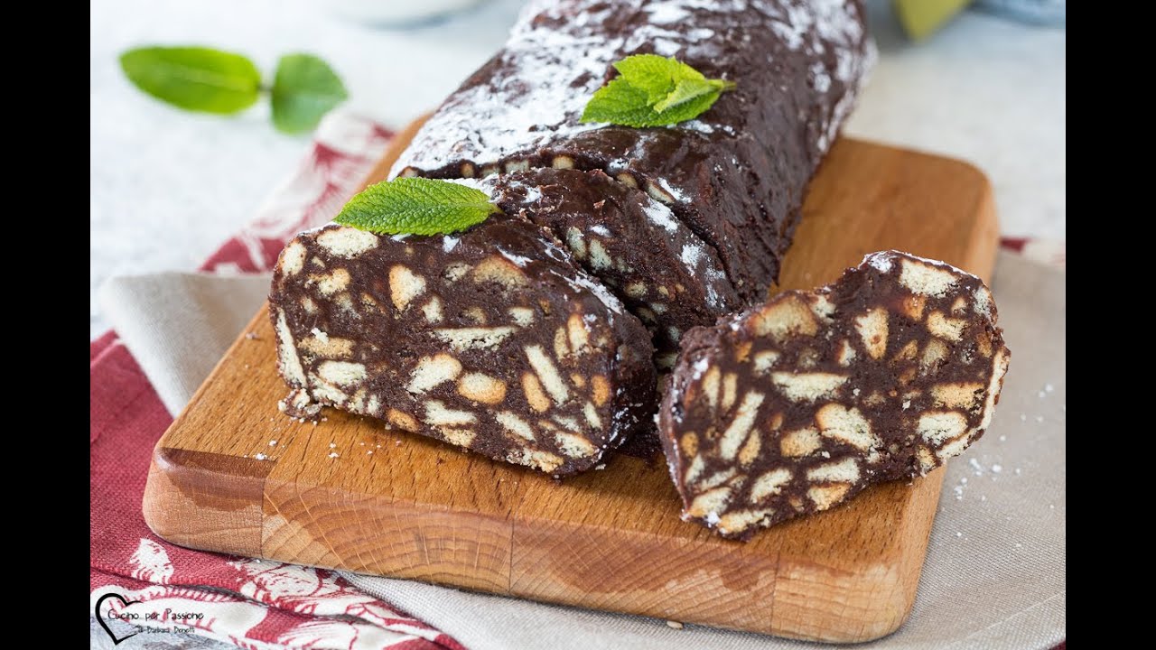 SALAME DI CIOCCOLATO SENZA UOVA E SENZA BURRO