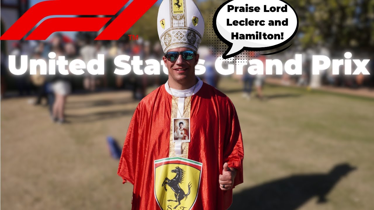 Pope Ferrari Spotted at the F1 Grand Prix?