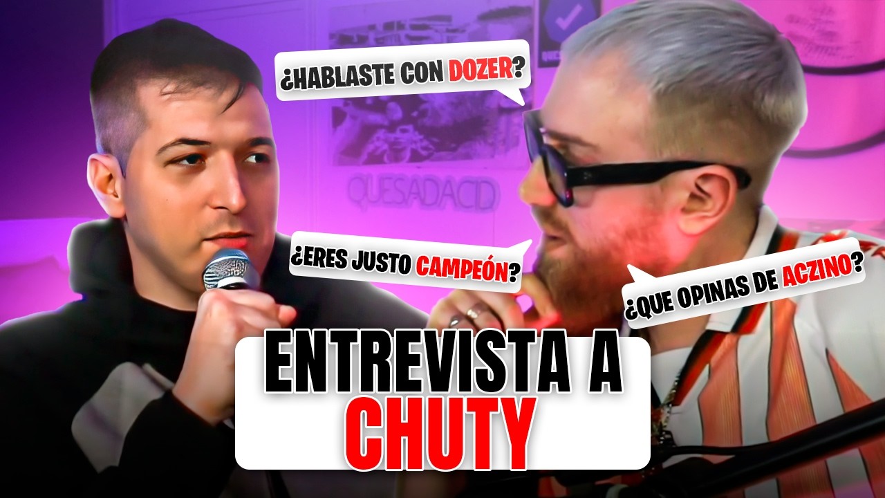 ENTREVISTA COMPLETA CON CHUTY: SU CINTURÓN, FMS WORLD SERIES, RETIRO, ACZINO Y MÁS