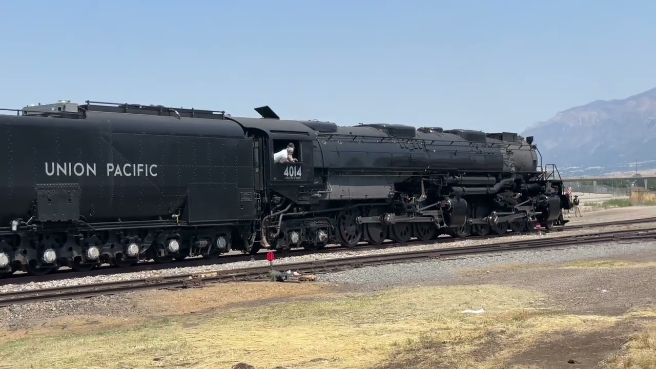 Union Pacific CEO Rides Big Boy 4014 on 7-21-24