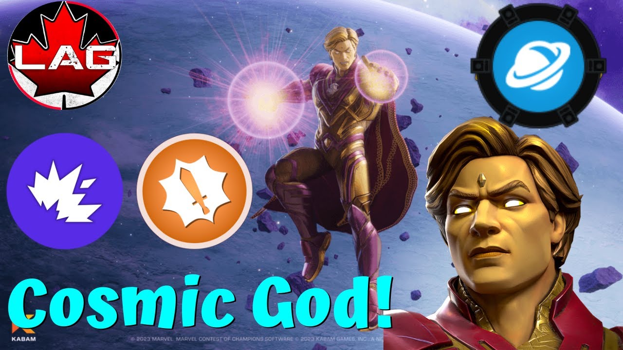 Adam Warlock New Cosmic God!! 6-Star Rank 4 Gameplay! OP or Balanced? - Marvel Contest of Champions