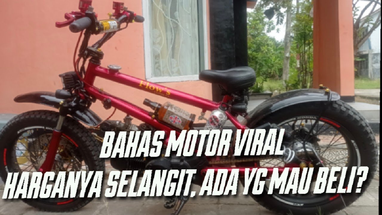 Motor viral 2022, Custom motor jadi speda BMX!!!