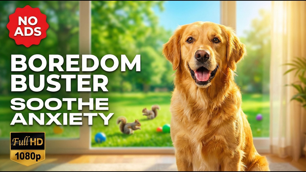 24/7 Dog TV: All-Day Anti-Anxiety Music & Fast-Boredom Busting Videos for Dogs - Soothe Anxious Dogs