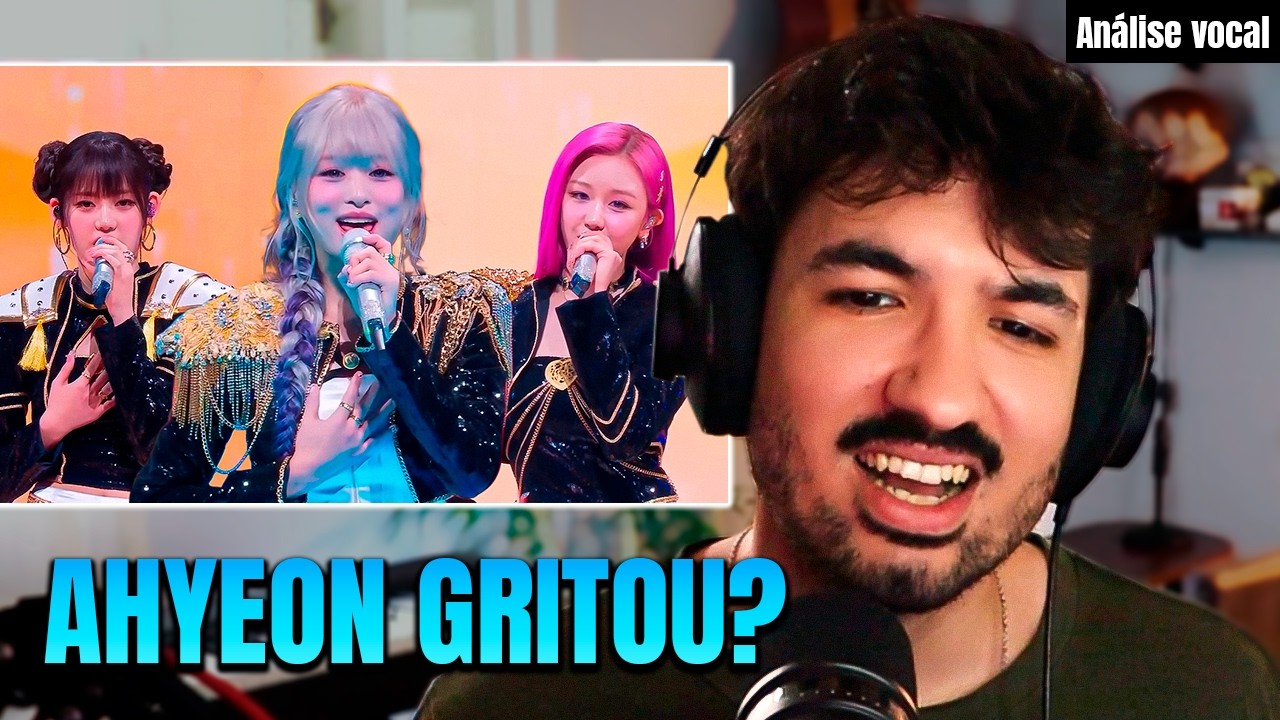 PHARITA, AHYEON e RORA cantam GOLDEN NO MAMA2025 (prof de canto analisa)