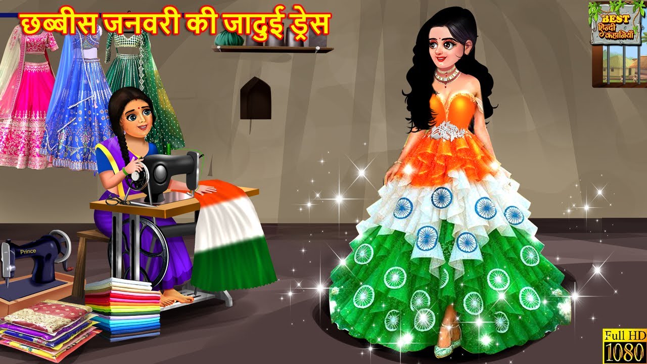 छब्बीस जनवरी की जादुई ड्रेस | Hindi Kahani | Moral Stories | Hindi Story | Hindi Cartoon | Kahaniya