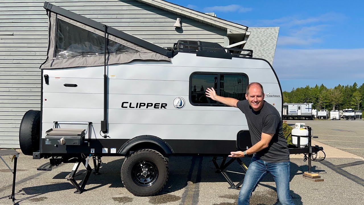 Rugged Adventure Awaits: Coachmen Clipper Express 12.0 TDXL Lightweight Camping Trailer Review!