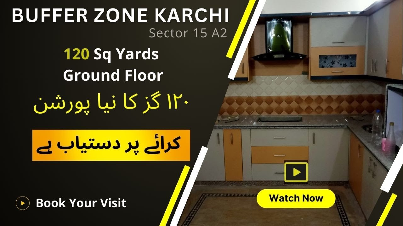 Brand New Portion on Rent in Sector 15A2 Bufferzone Karachi.