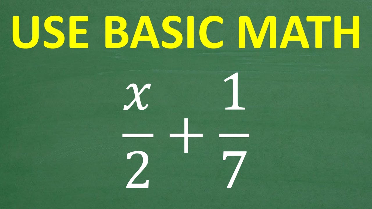 If You REALLY Know FRACTIONS you Can Solve This Algebra Problem!