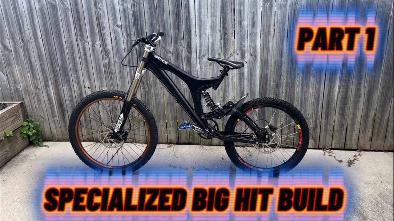 Specialized Big Hit Rebuild – Part 1: Stripping It Down for Paint!