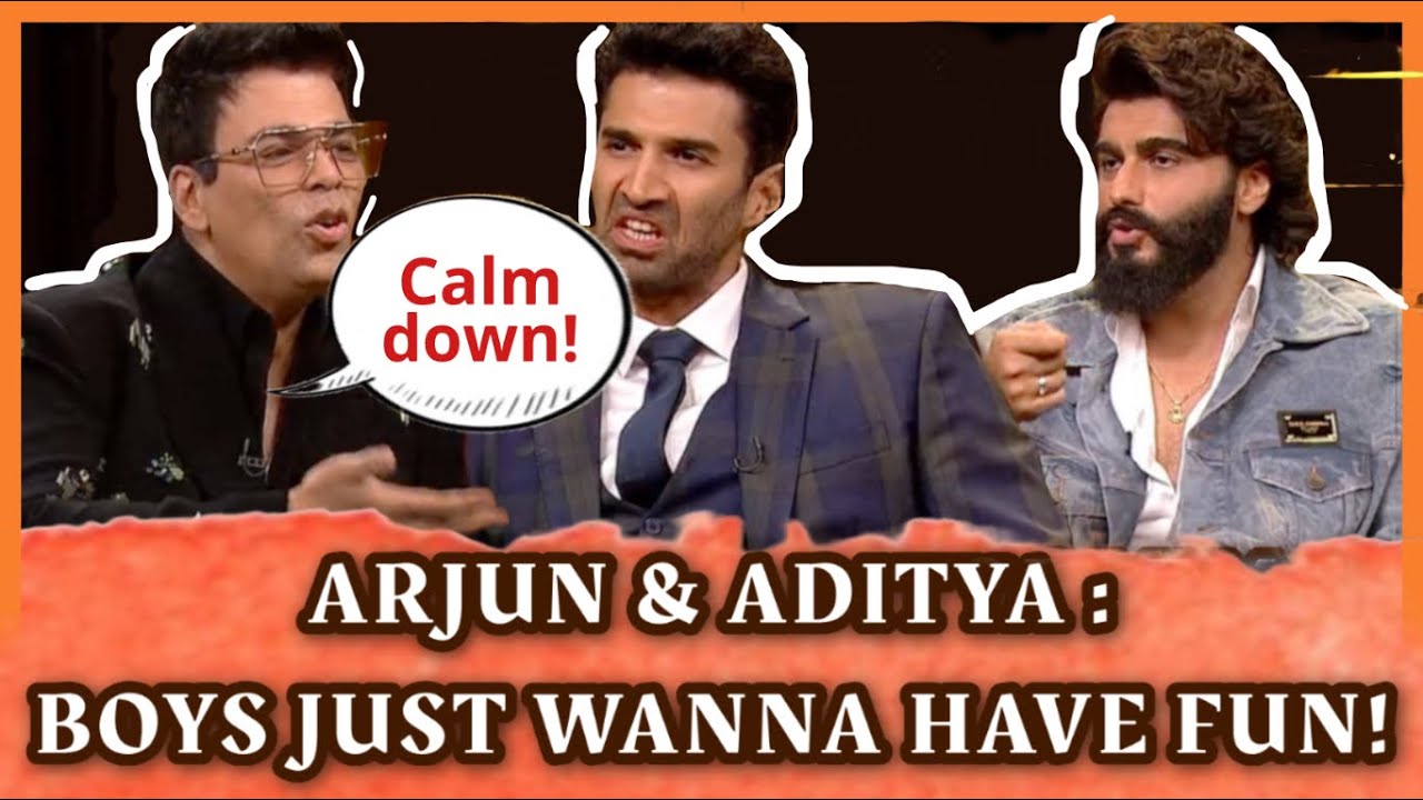 Aditya Roy Arjun Kapoor share secrets | Pakistani review 🇵🇰 | Koffee with Karan season 8 episode 8