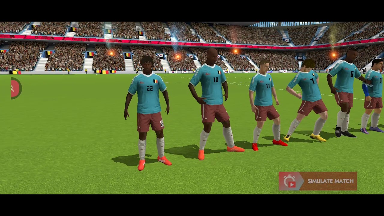 National game Belgium Vs South Korea ep 5