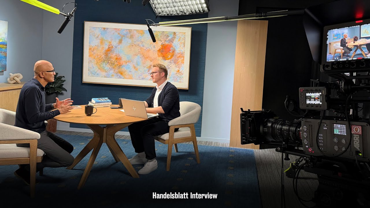 KI-Zweifel, Milliardenwetten und Trump &ndash; Microsoft-CEO Nadella im Handelsblatt-Interview