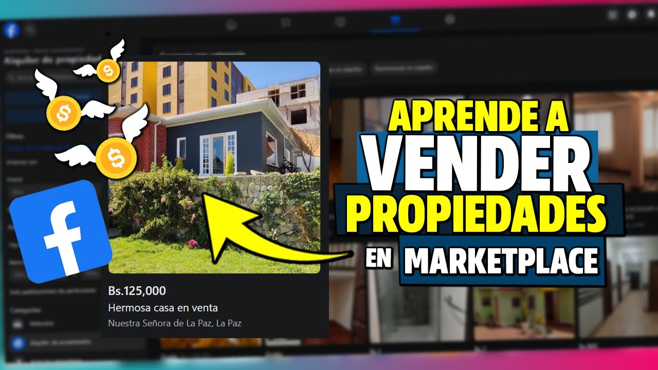🤑Como VENDER PROPIEDADES por facebook marketplace 😍Como VENDER INMUEBLES en facebook