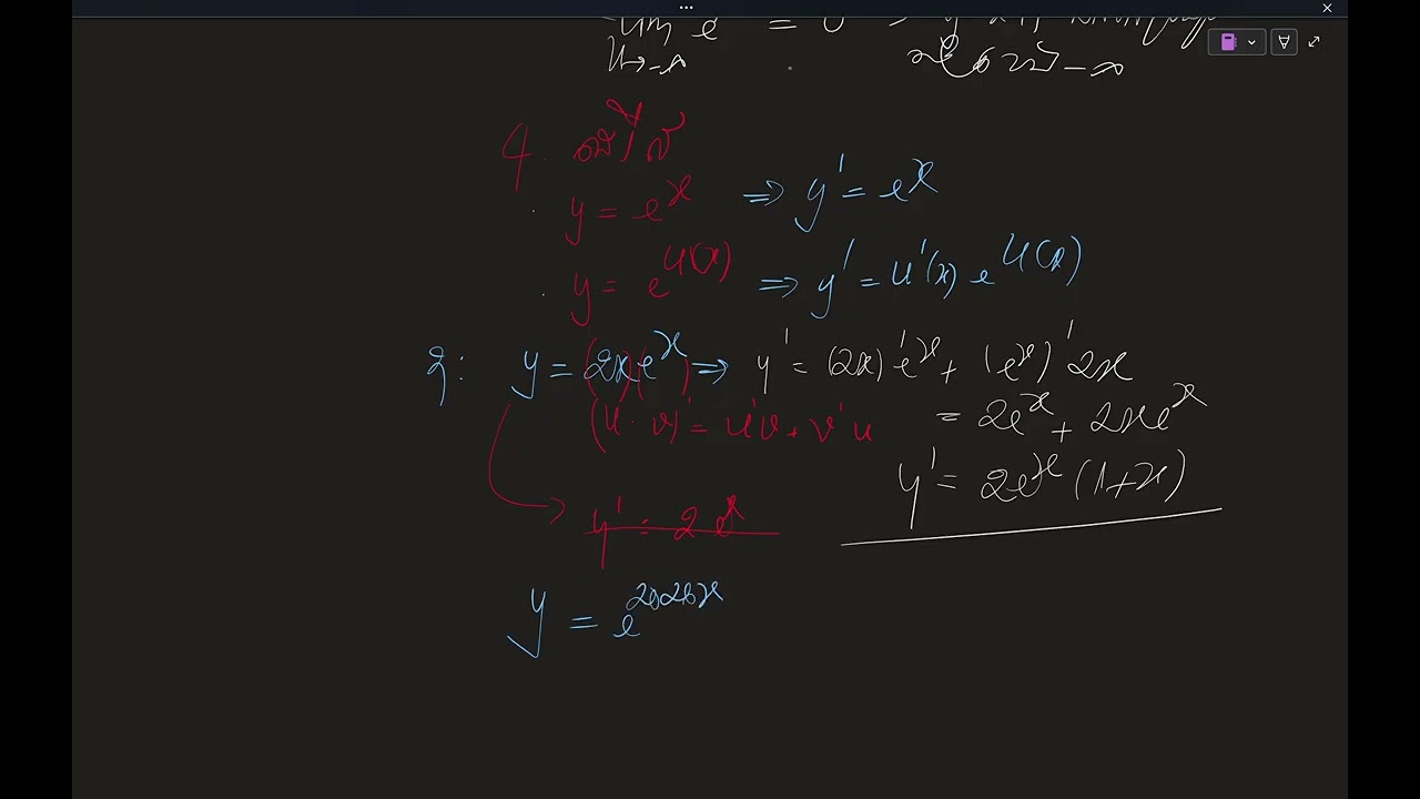 អនុគមន៍អិចស្ប៉ូណង់ស្យែល| Overview of exponential functions