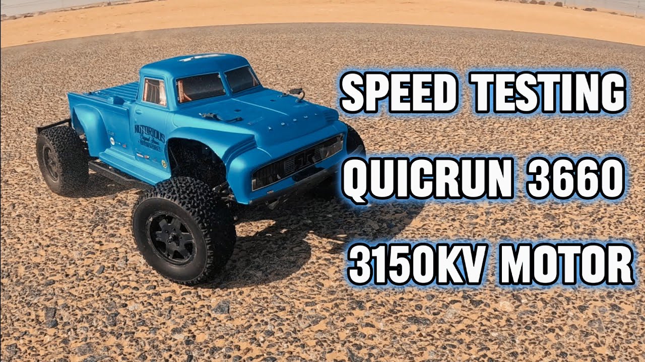 Speed Test - Hobbywing Quickrun 3660 3150kv Combo