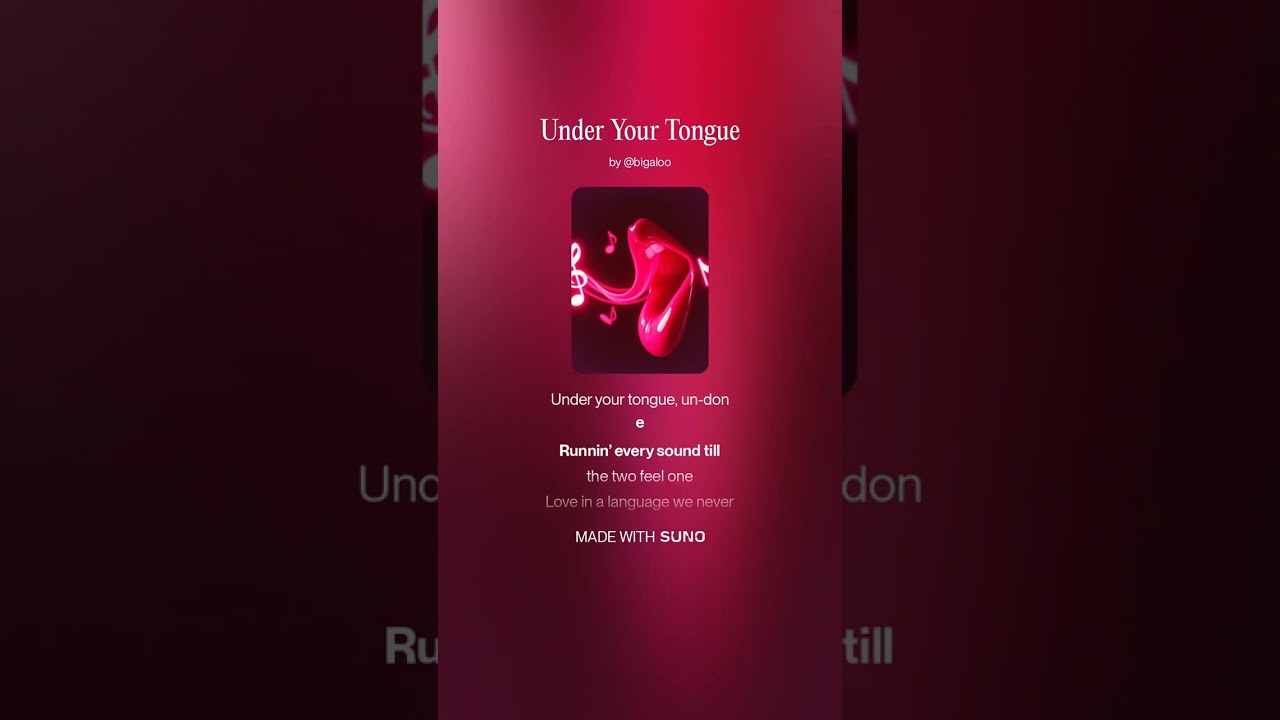 Under Your Tongue #music #EDM #rave #pop