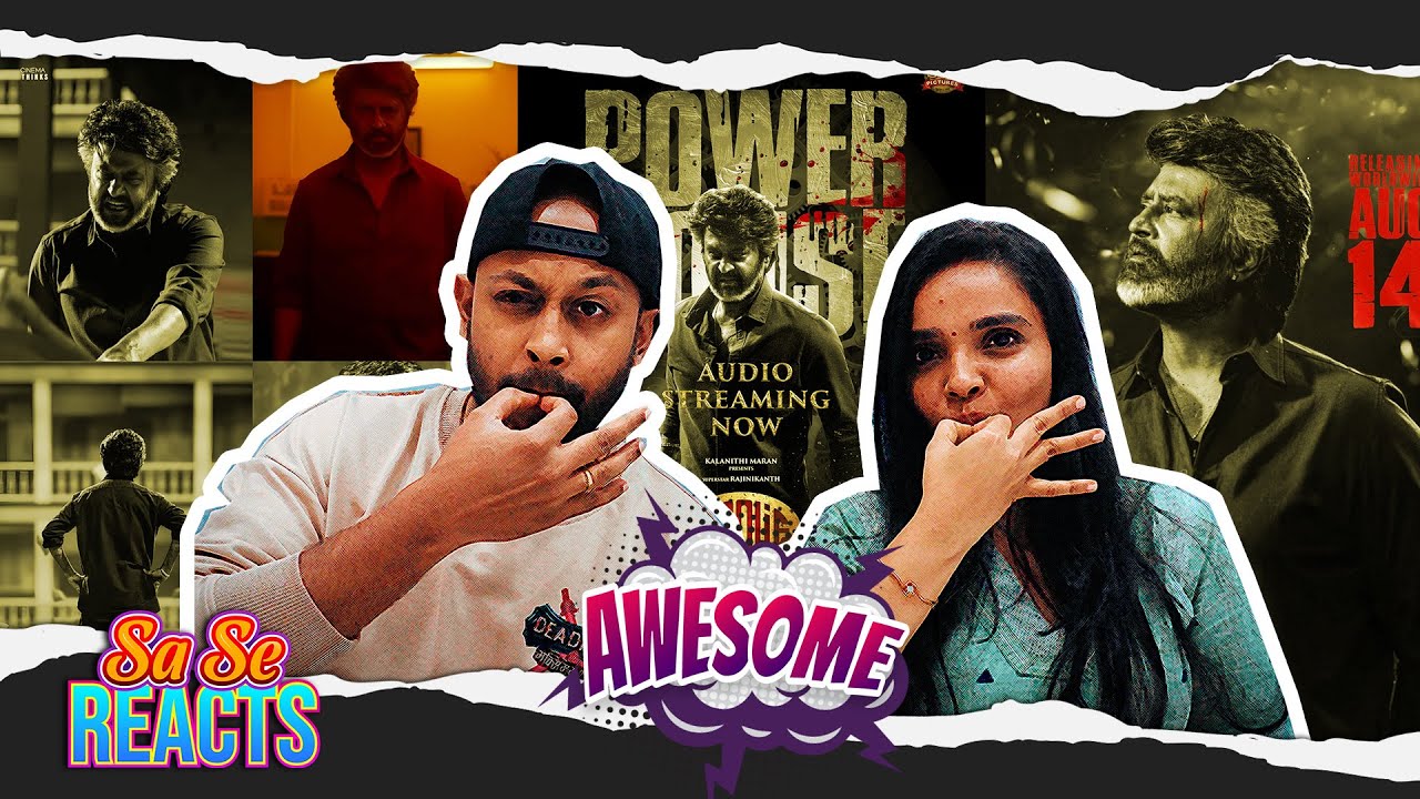Powerhouse Lyric REACTION🔥| Coolie |Superstar Rajinikanth, Aamir Khan| Lokesh | Anirudh | SaSeReacts