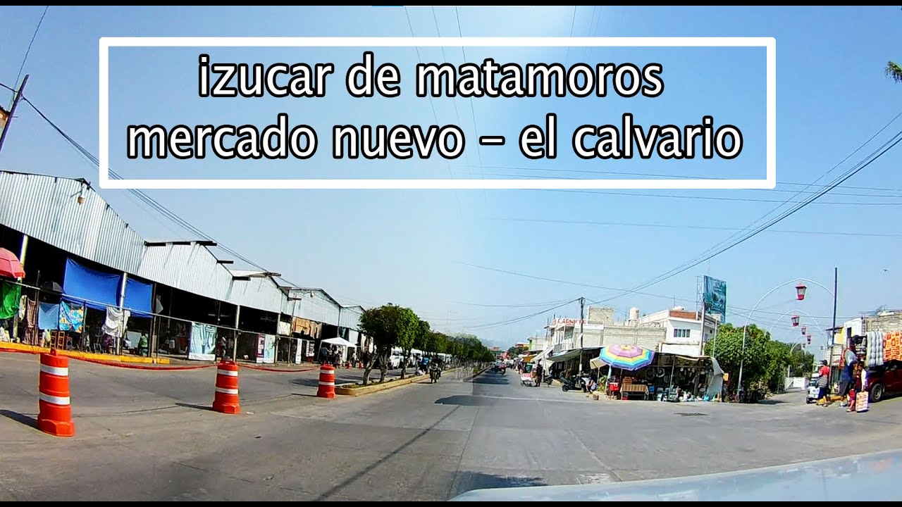 IZUCAR DE MATAMOROS PUEBLA 2021 - recorrido por el mercado nuevo y antigua estación del tren