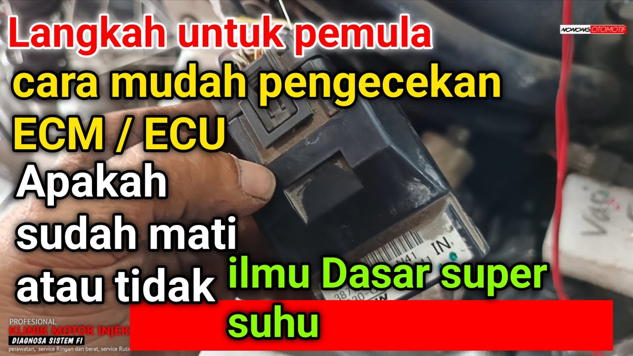 Ciri-ciri ecu mati motor injeksi Revo fit fi injeksi