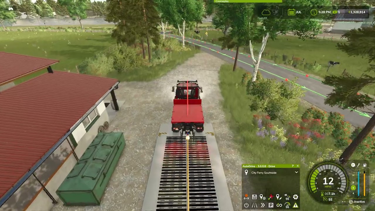 Stevie's Riverbend Springs 4x map the new farm conecting sheepbarn