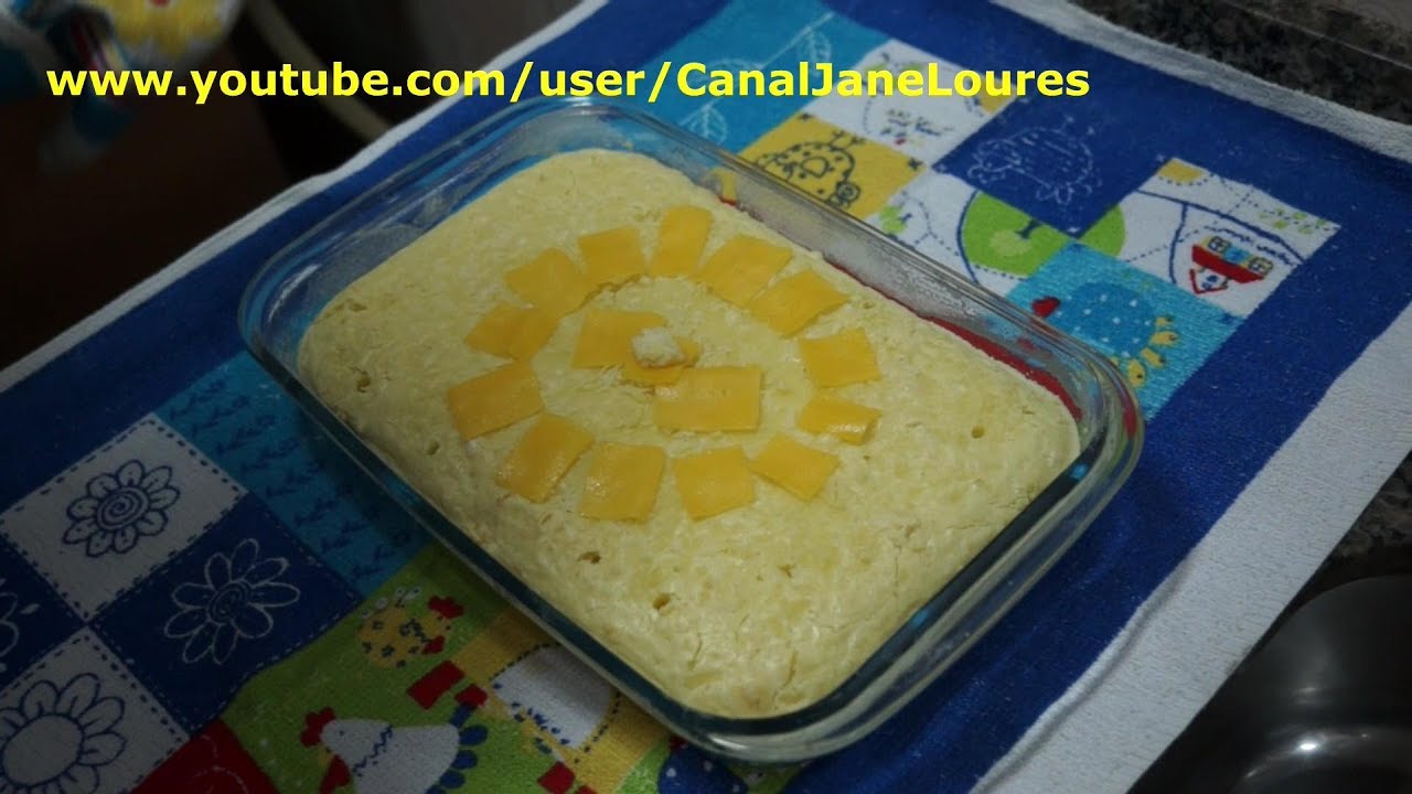 RECEITA DE BOLO DE PÃO DE QUEIJO MINEIRO