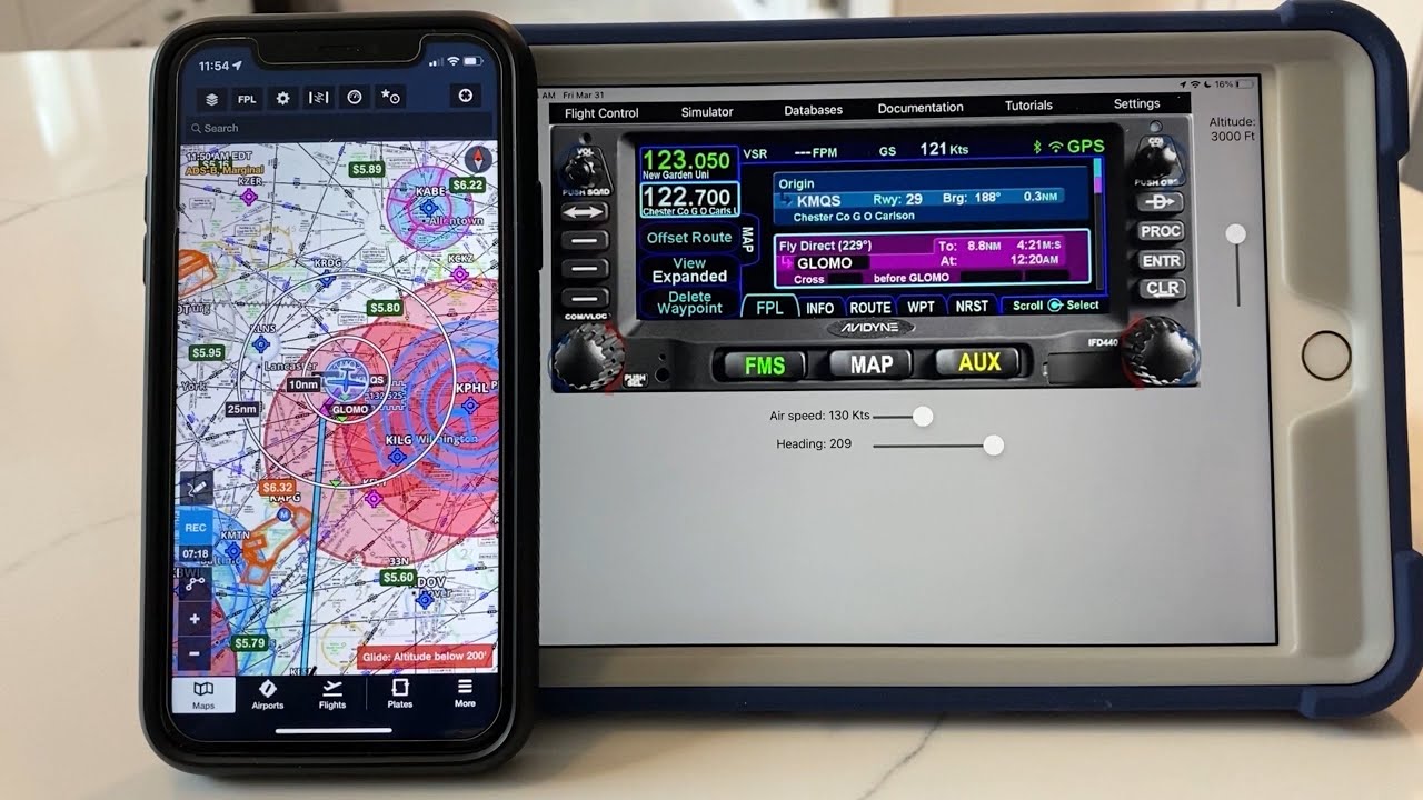Avidyne IFD Trainer App
