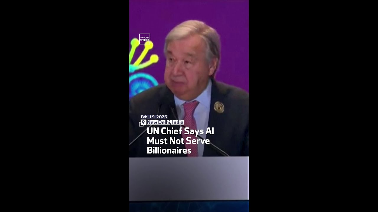 UN Chief Says AI Must Not Serve Billionaires
