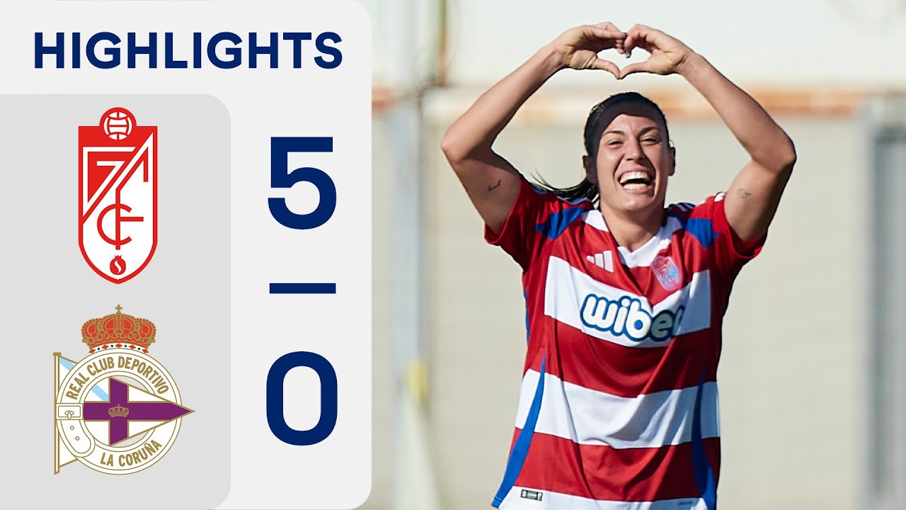 GRANADA CF 5 - 0 DEPORTIVO ABANCA | RESUMEN LIGA F
