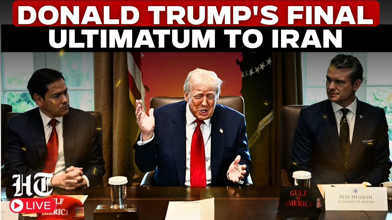 Donald Trump LIVE | Trump's Final Ultimatum To Iran | Donald Trump's Big Announcement | US-Iran War