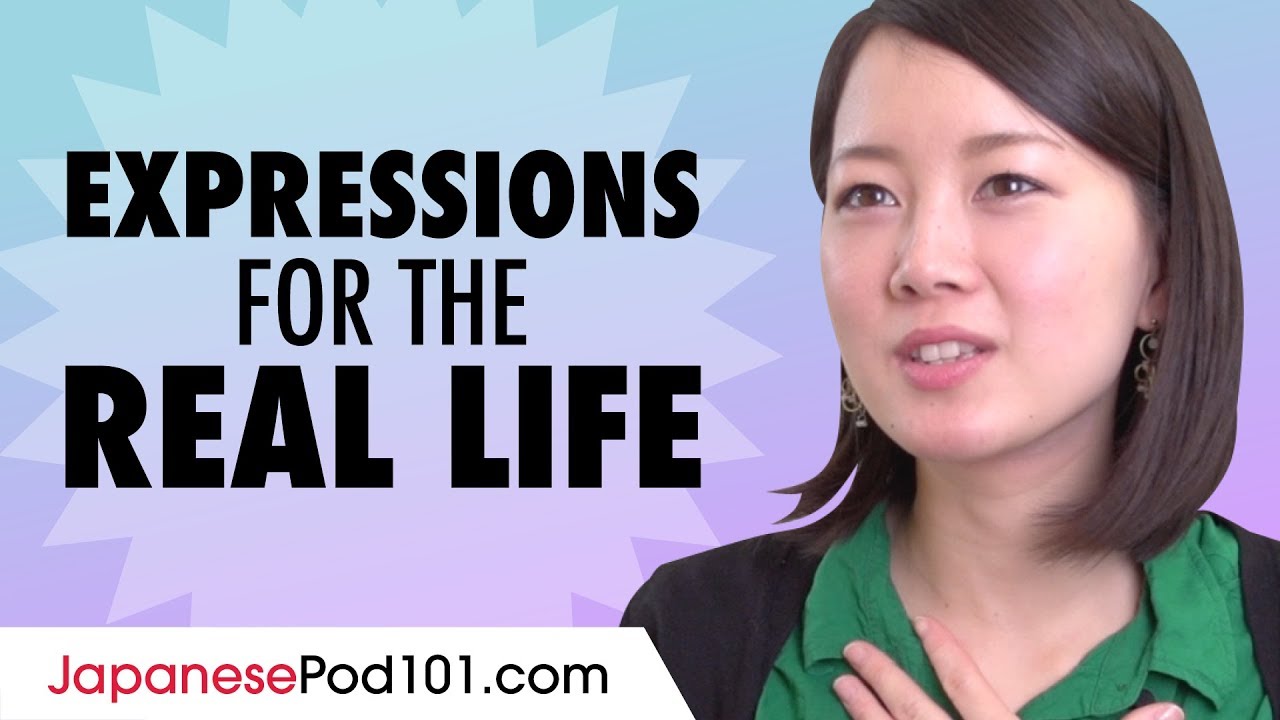 Vocabulary and Common Expressions for Real Life Japanese Conversation