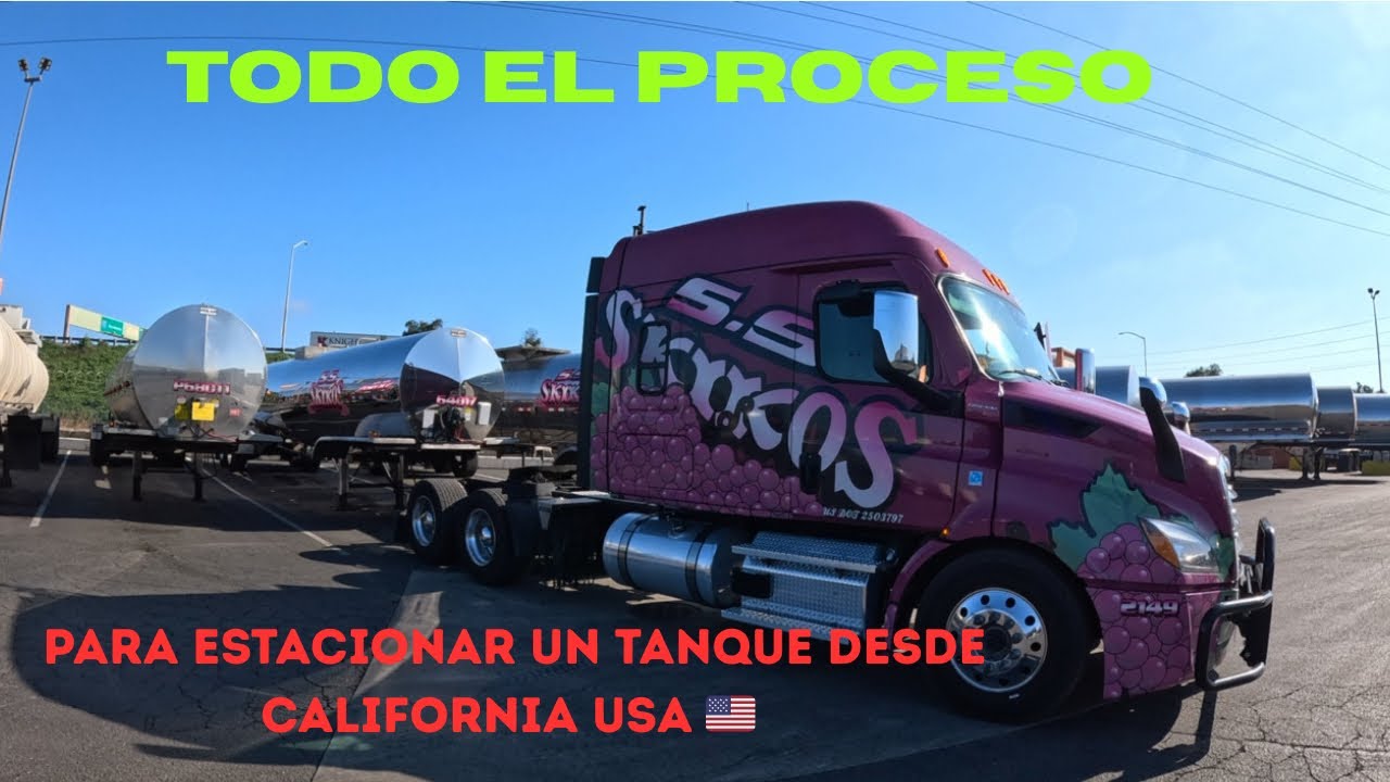 Aki te enseño cómo desconectar y conectar un tanque desde california 🇺🇸🚛👍✌️