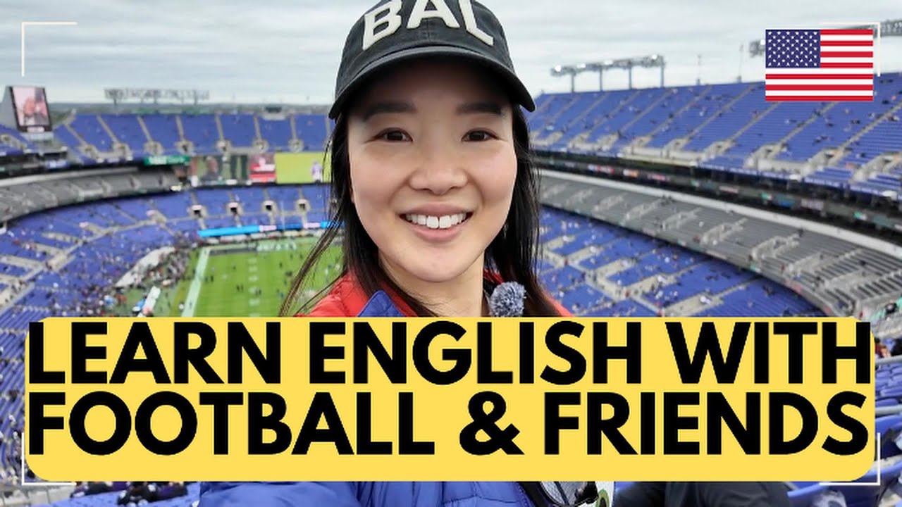Practice English Listening 🧠 | American Football Game + Real People 🇺🇸