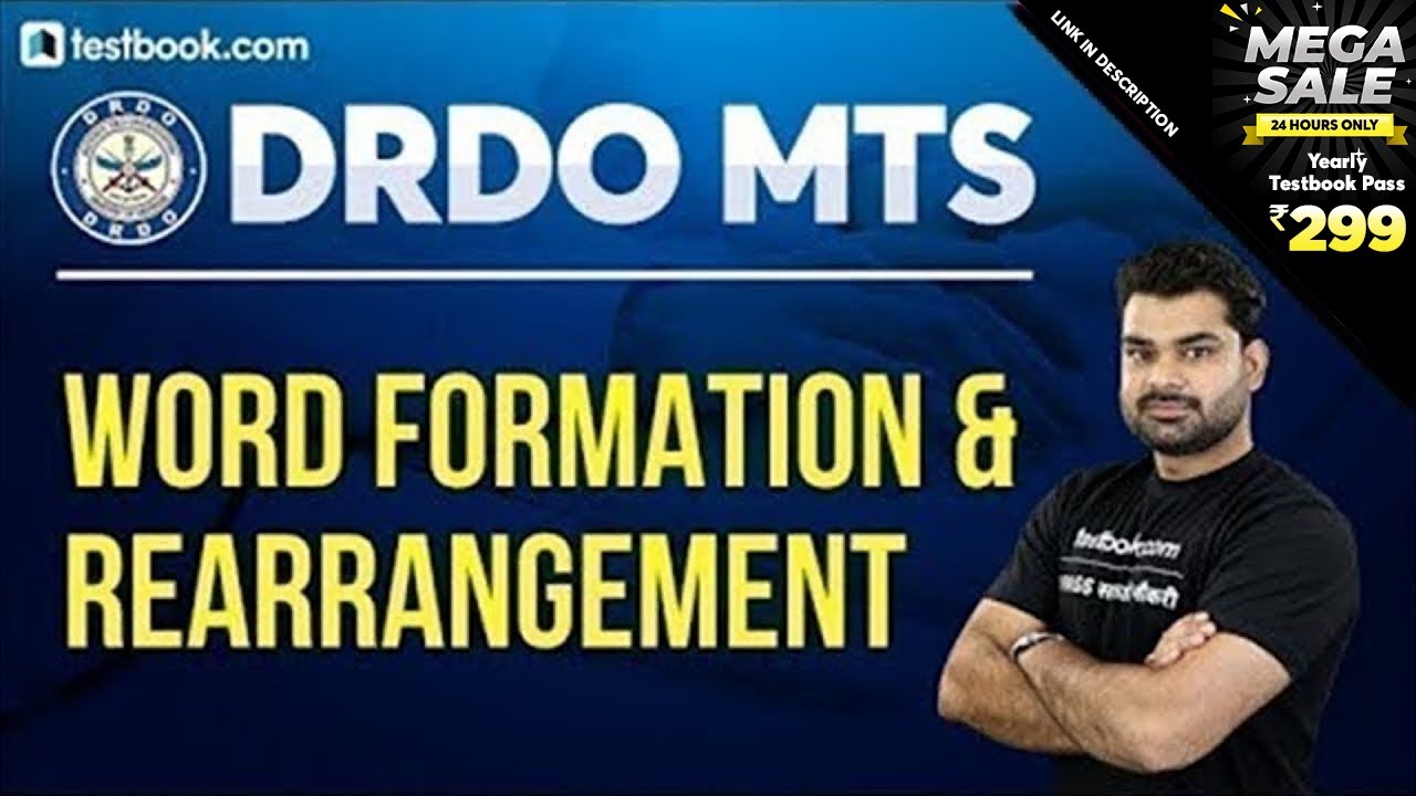 Word Formation Reasoning Questions | Reasoning Ability for DRDO MTS 2020 | DRDO Reasoning Class