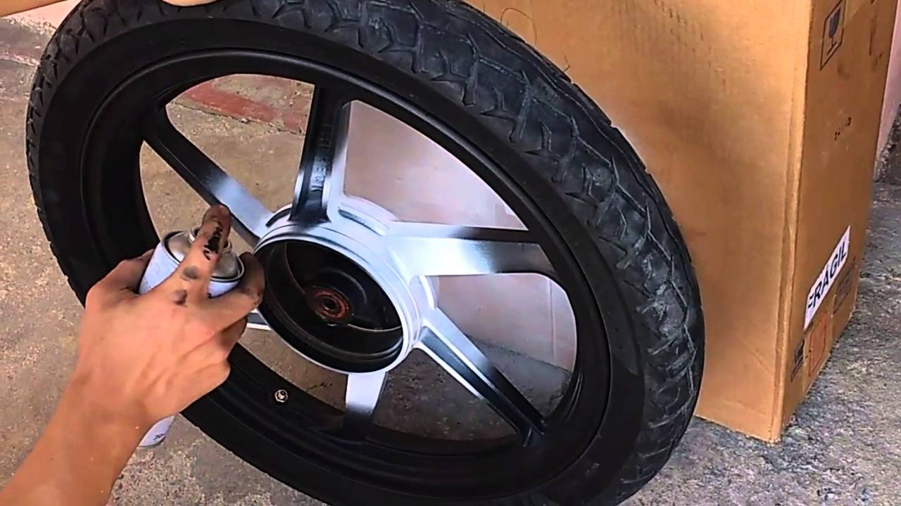 Pintando roda liga leve