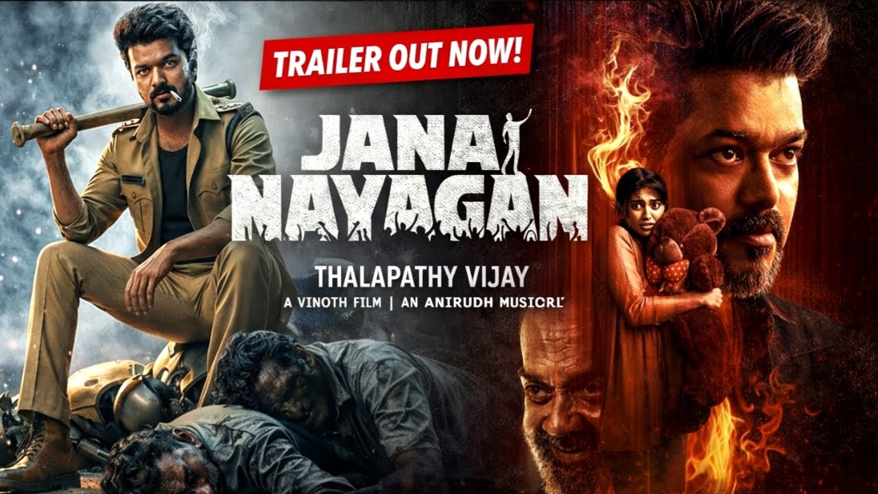 JANA NAYAGAN (2026) Official Trailer | Thalapathy Vijay | H. Vinoth | Anirudh | Bobby Deol