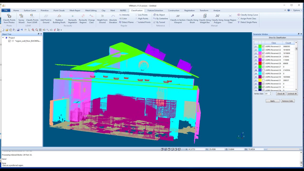 Clean Indoor Point Clouds