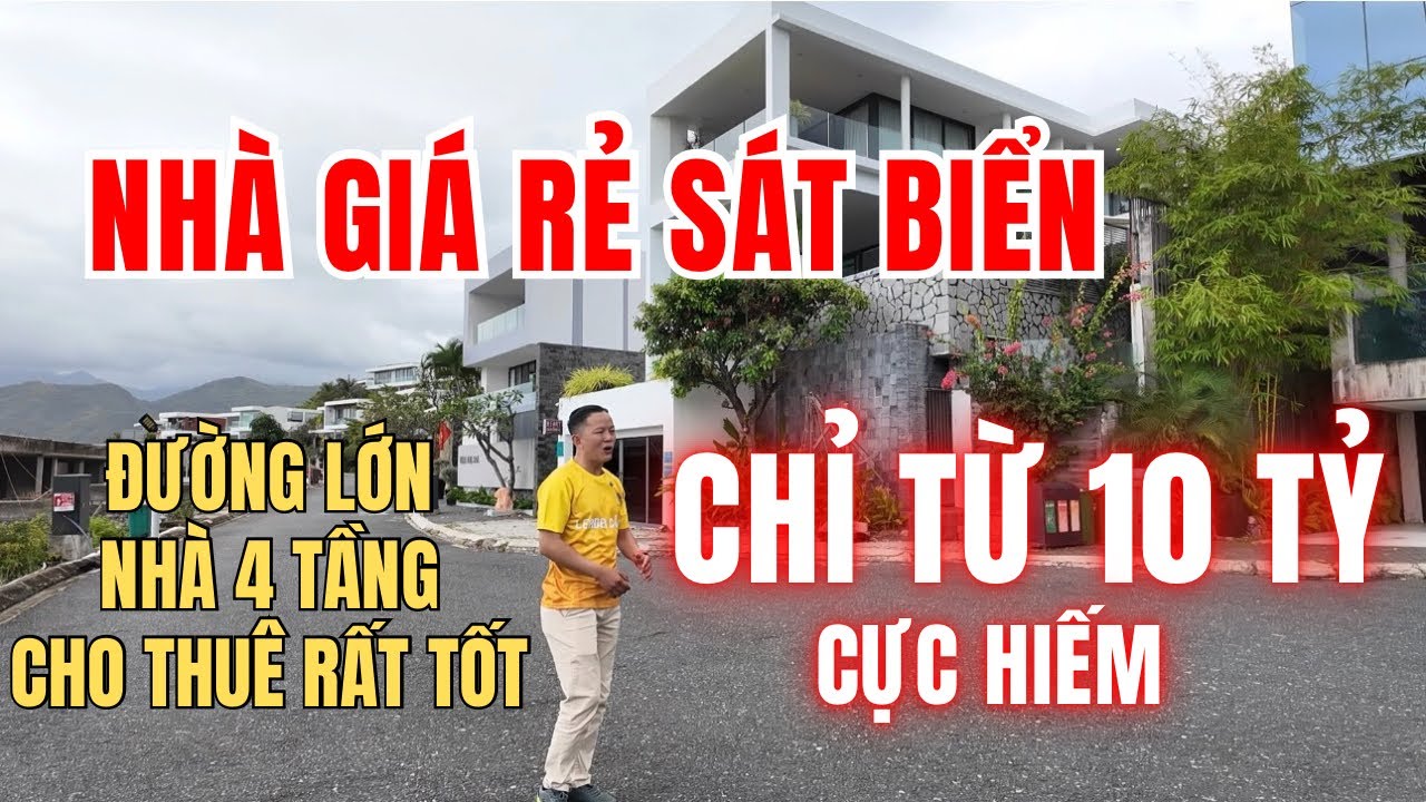 Cực hiếm nhà giá rẻ sát biển tại Nha Trang, với đường lớn kinh doanh cho thuê rất tốt.