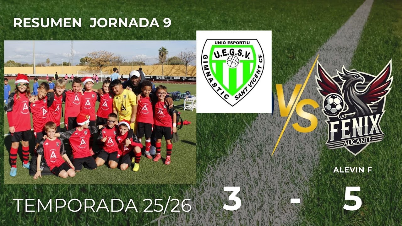 FÉNIX ALICANTE ALEVIN F JORNADA 9
