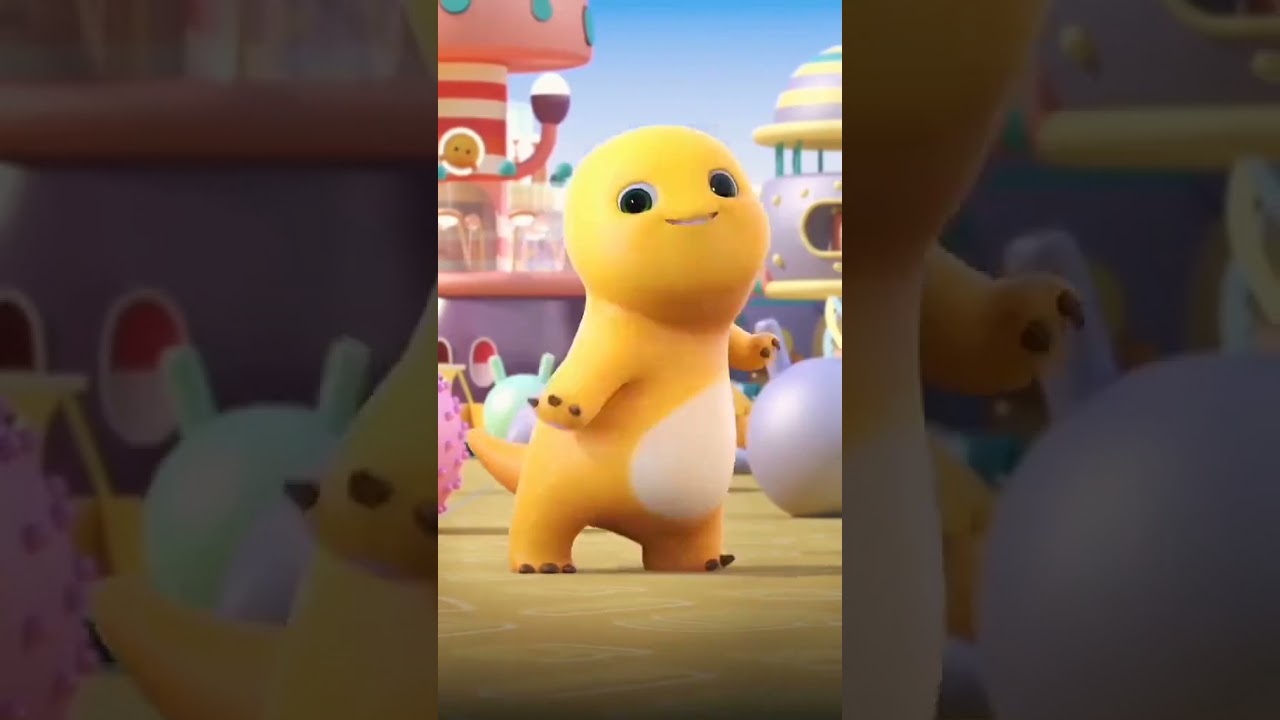 Chubby Yellow Dinosaur