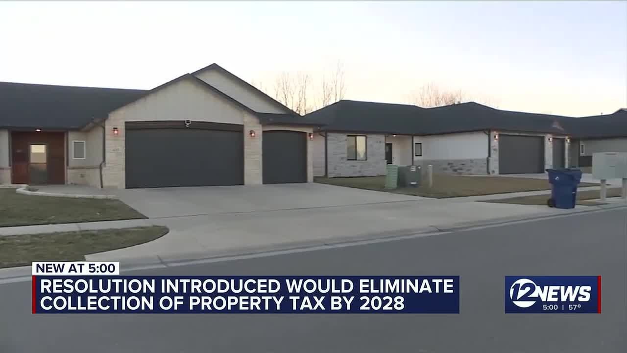 Resolution introduced would eliminate collection of property tax by 2028