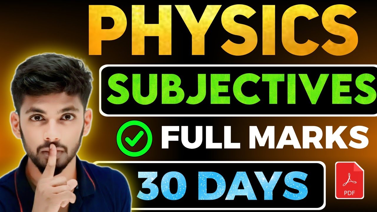 Physics Subjective 100% Marks 🥵 | Bihar Board | Exam Preparation | Study Tips | Exam Motivation