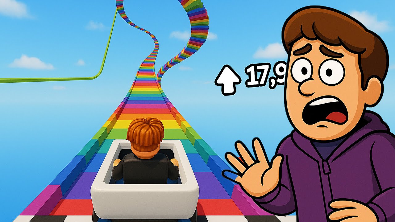 哇也太好玩了吧是雲霄飛喔?【Roblox 機械方塊】
