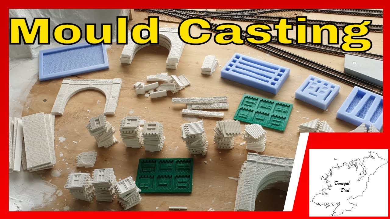 8. Scalecast and Linka Moulds, Casting with Herculite No2 Plaster