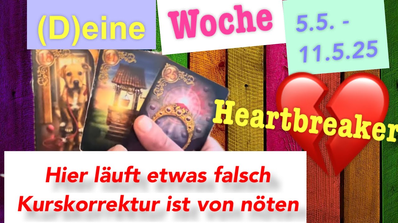 ⚠️😮‍💨Heartbreaker💔Es wird / ist alles anders als gedacht❗️brachialer Wandel 😱 #wochenenergie #tarot