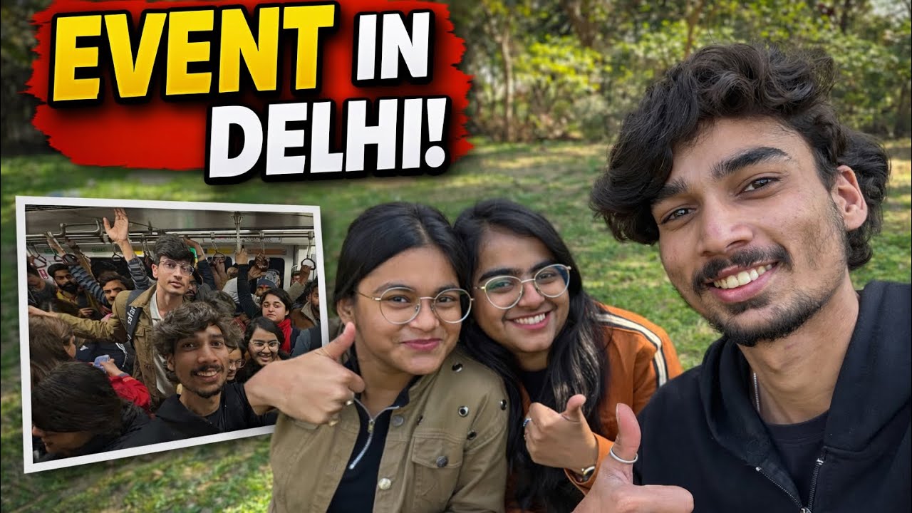 Event in Delhi 🎉 | Doston ke saath Full Fun Day