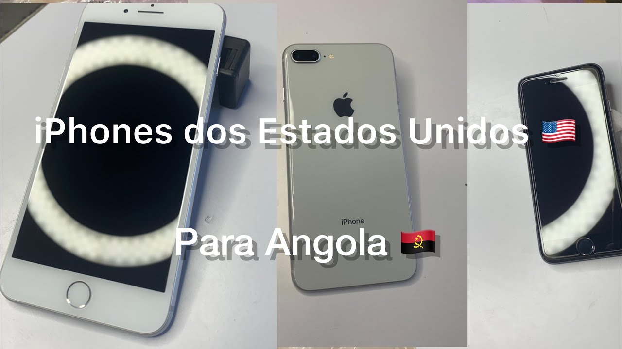 Importação de iPhones dos Estados Unidos para Angola