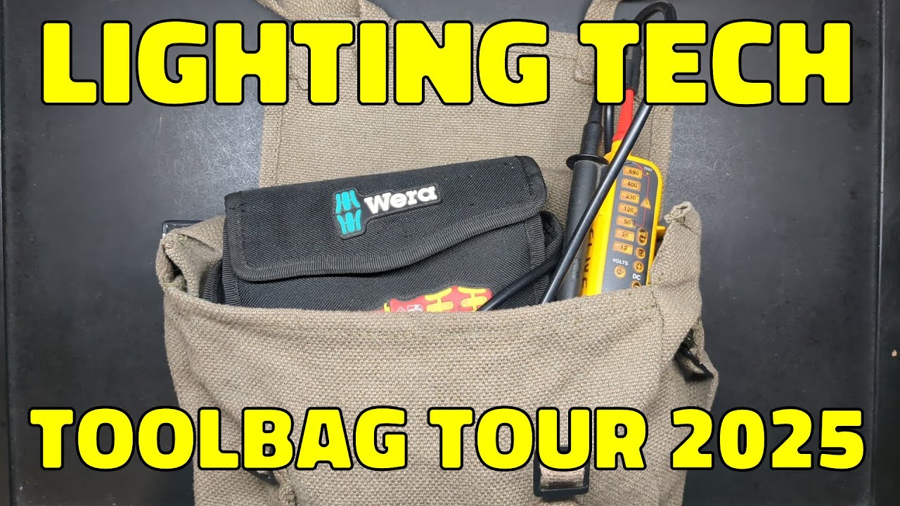 Lighting tech tool bag tour 2025